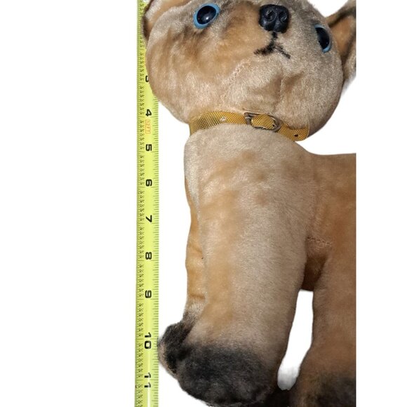 1950s Knickerbocker Siamese Cat Plush Stuffed Animal KT Pet Vintage Toys (Flaw) - Picture 8 of 16